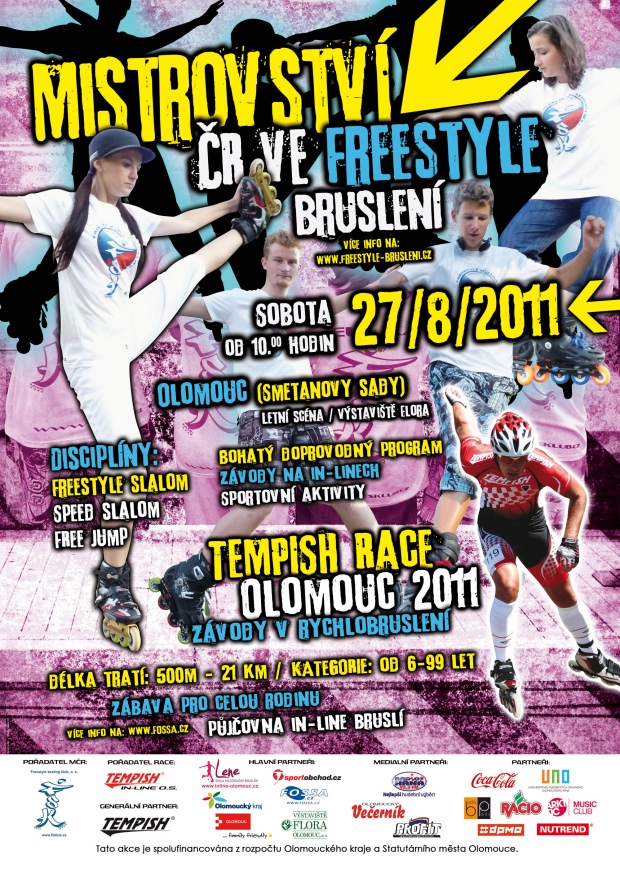 Mistrovství ČR ve Freestyle bruslení 2011 (27. 8. 2011, Olomouc)